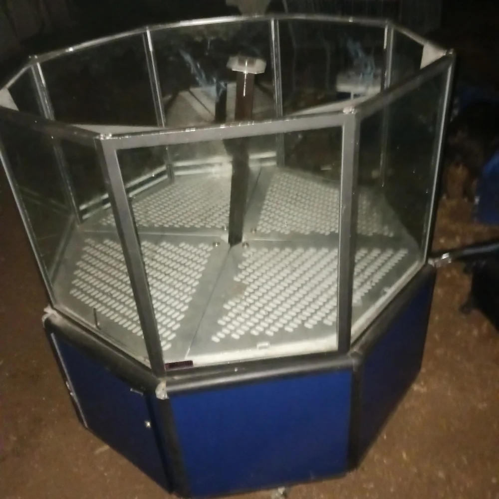 A dry aquarium for reptiles or small mammals it's quit large with storage